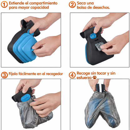 No Touch Pet Recogedor de excremento de mascotas